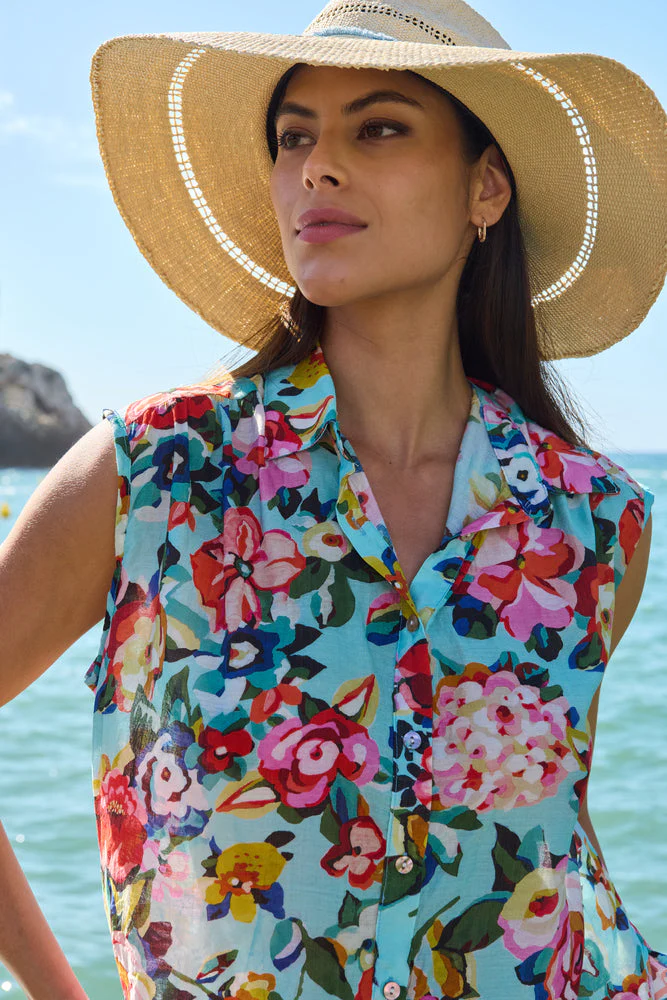 Blusa flores Pelagia AL160 - Image 3