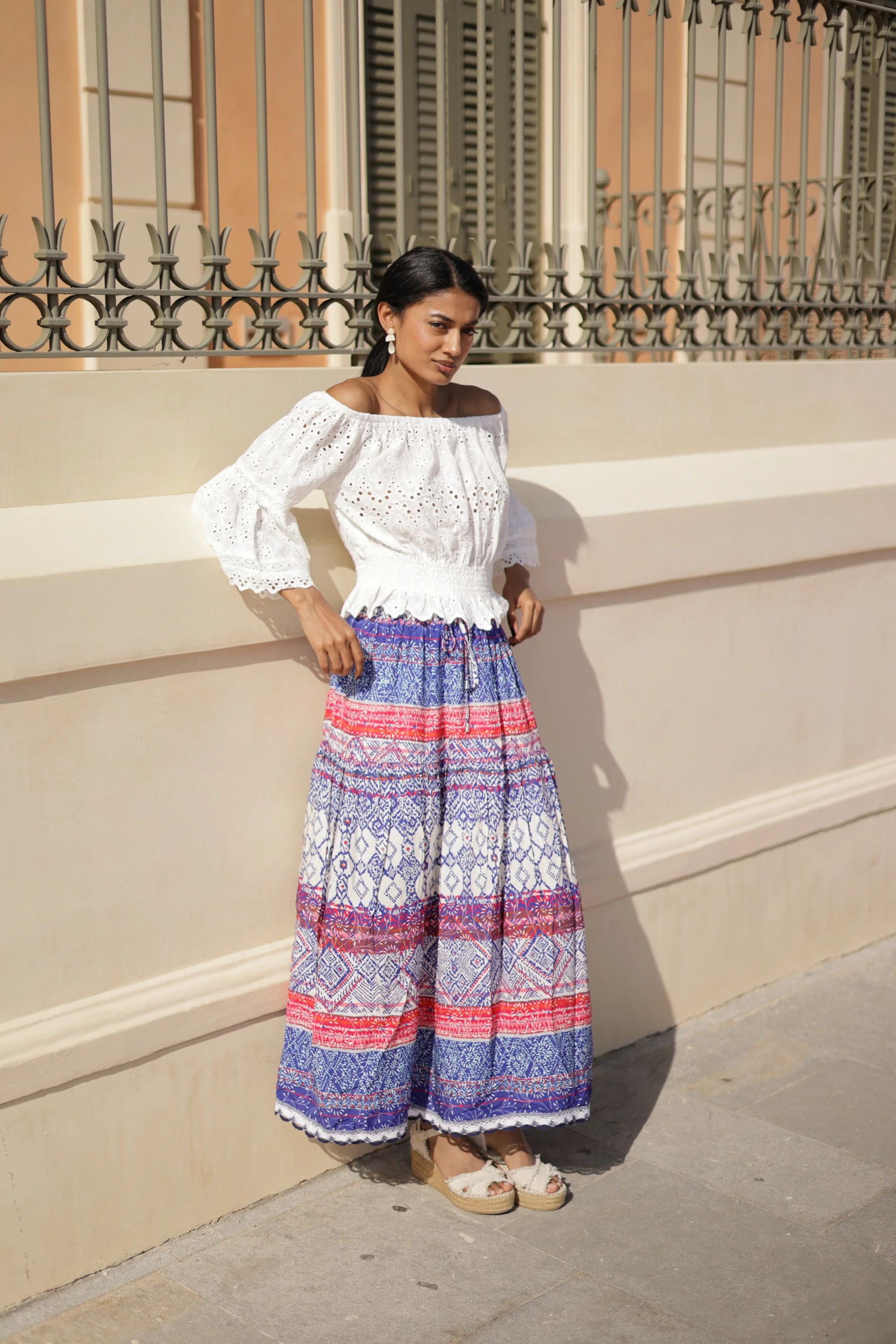 Falda larga Positano RA138 - Image 3
