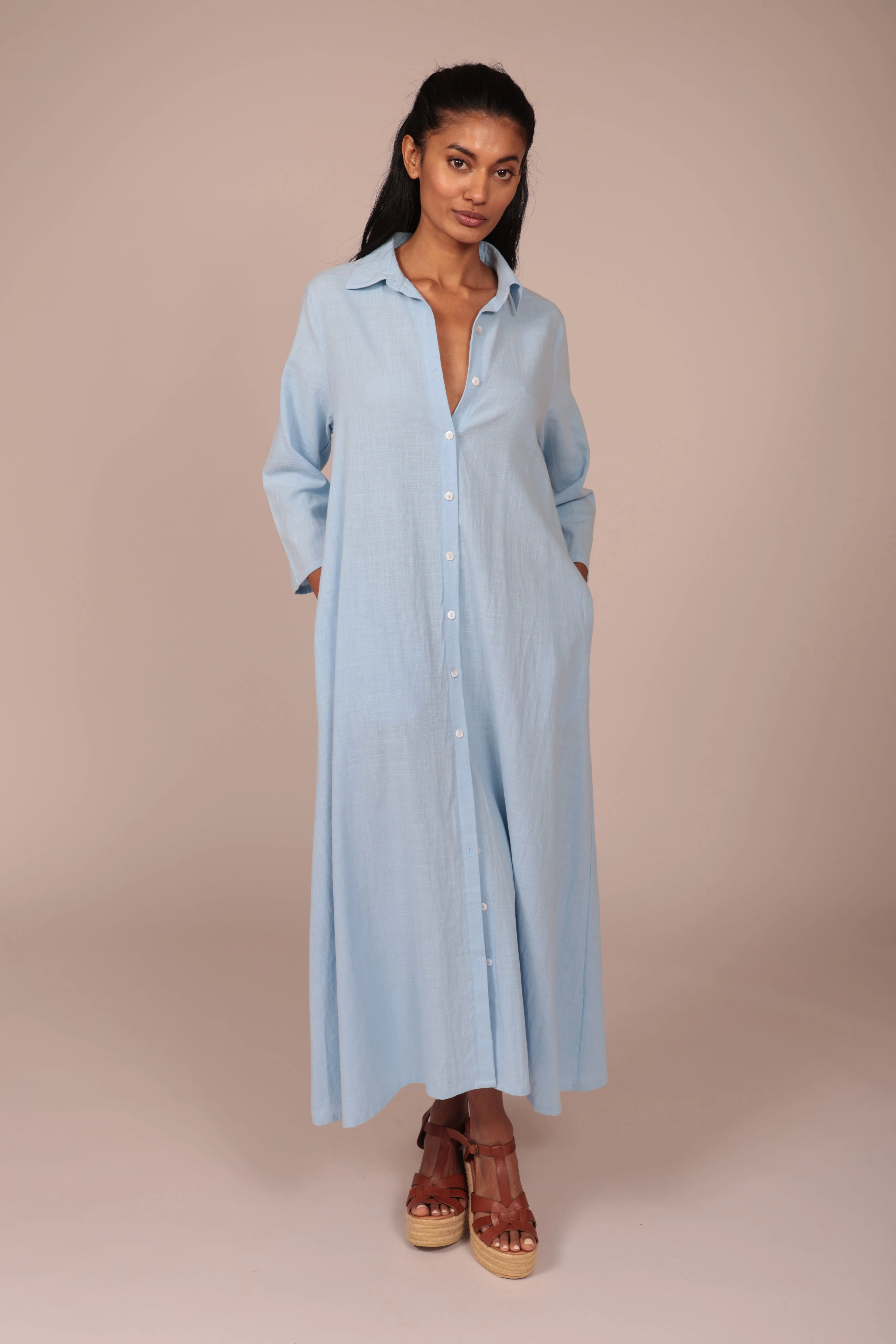 VESTIDO CAMISERO CALA BB808 - Image 3