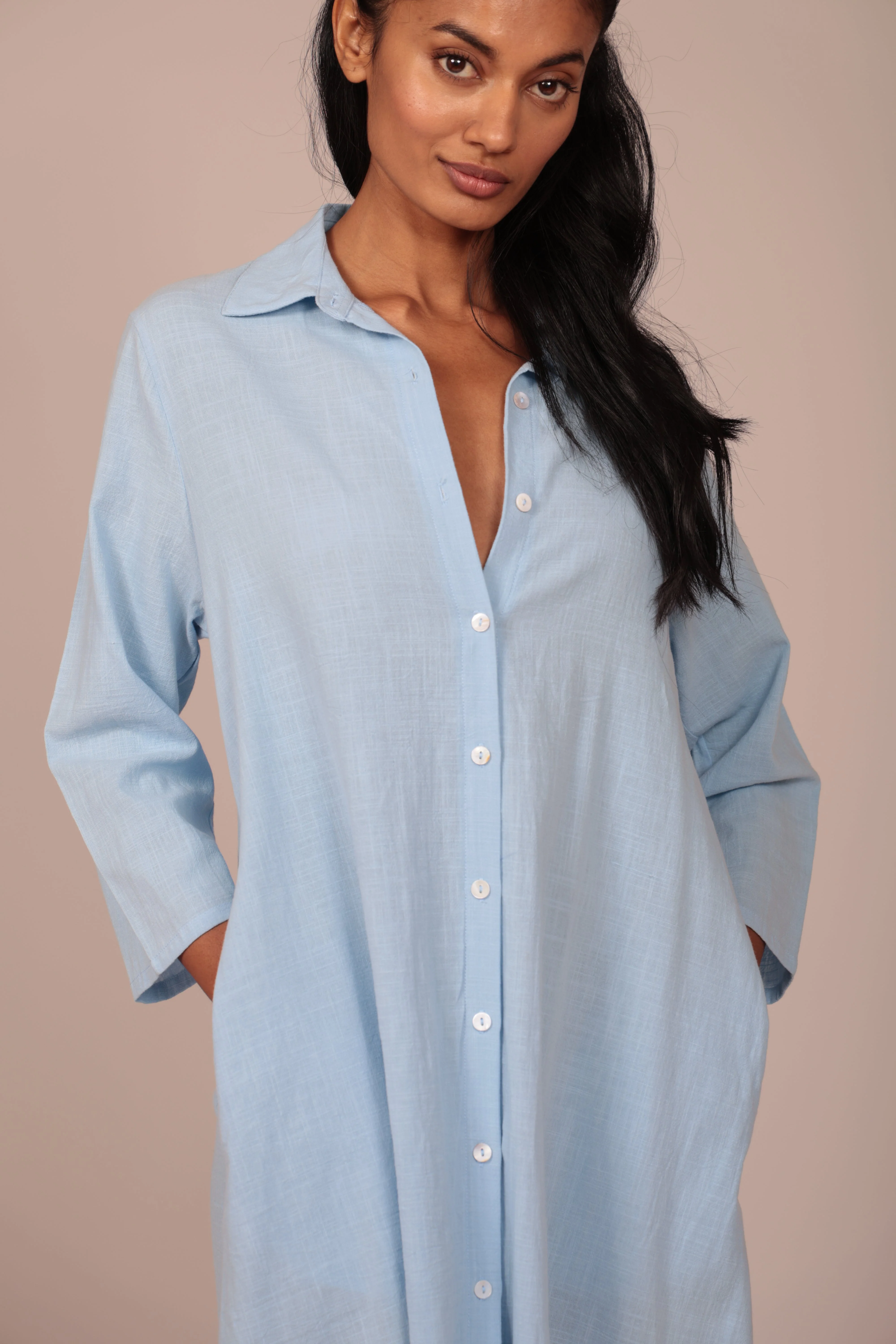 VESTIDO CAMISERO CALA BB808 - Image 4
