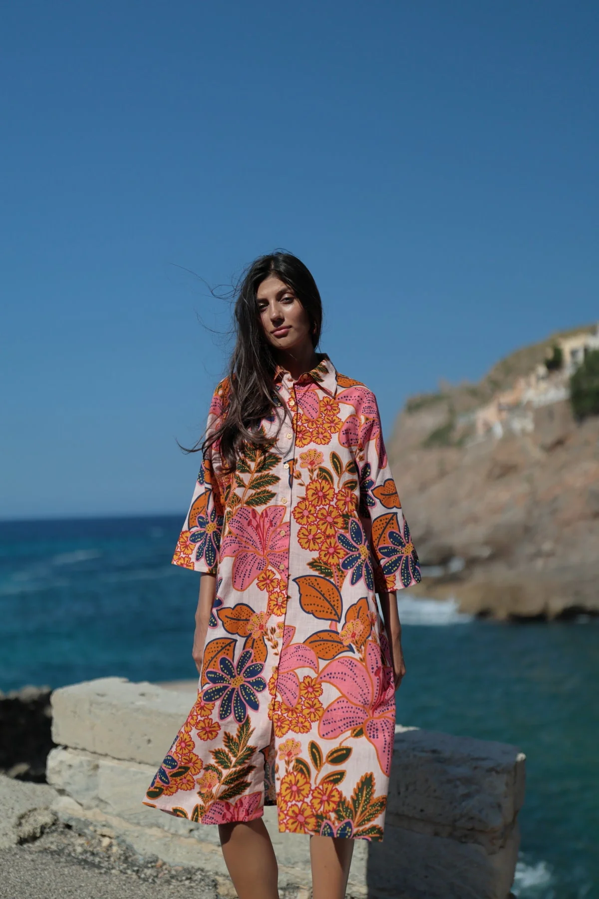 VESTIDO CAMISERO AMARË LO808 - Image 2
