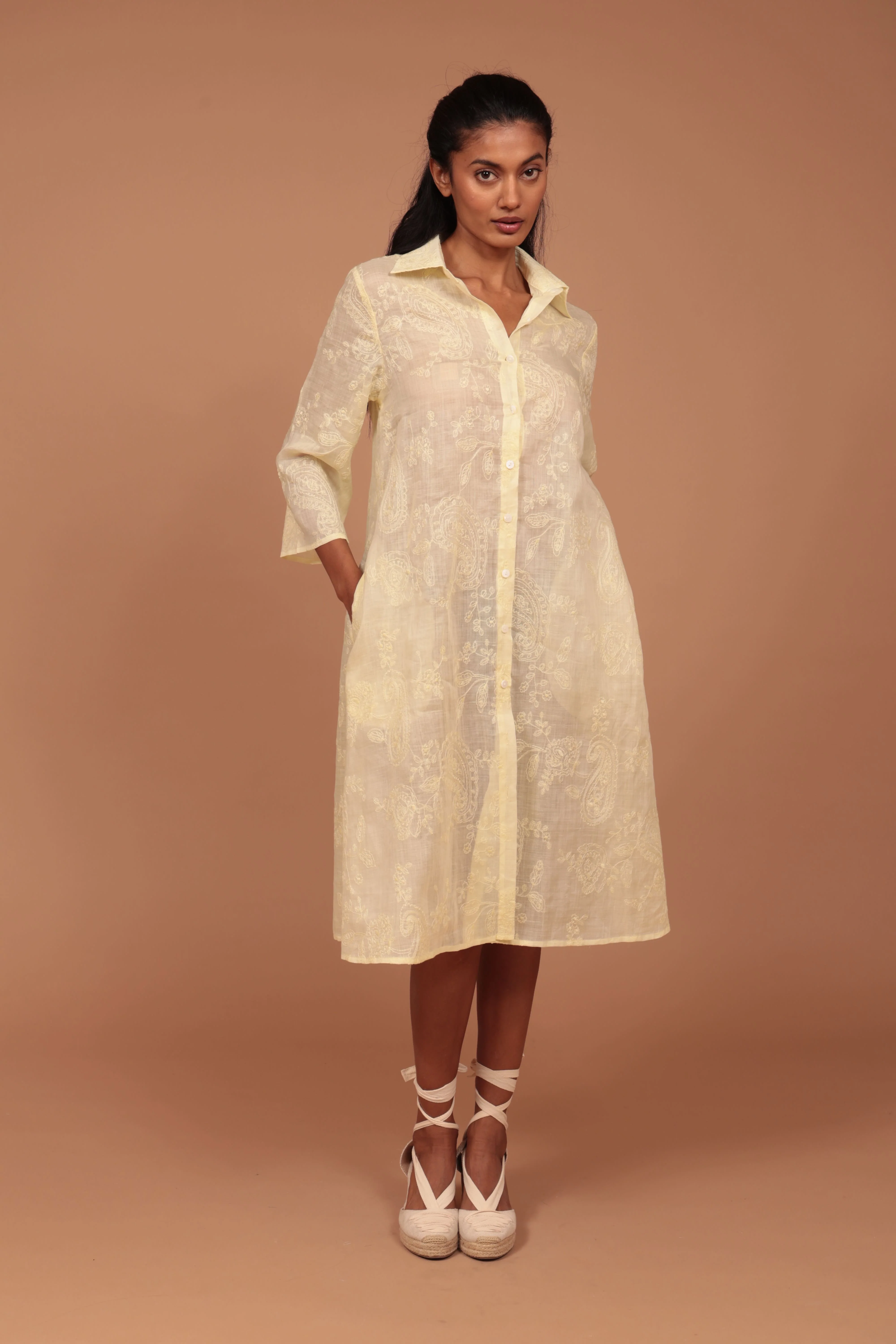 VESTIDO CAMISERO AUREA YW808