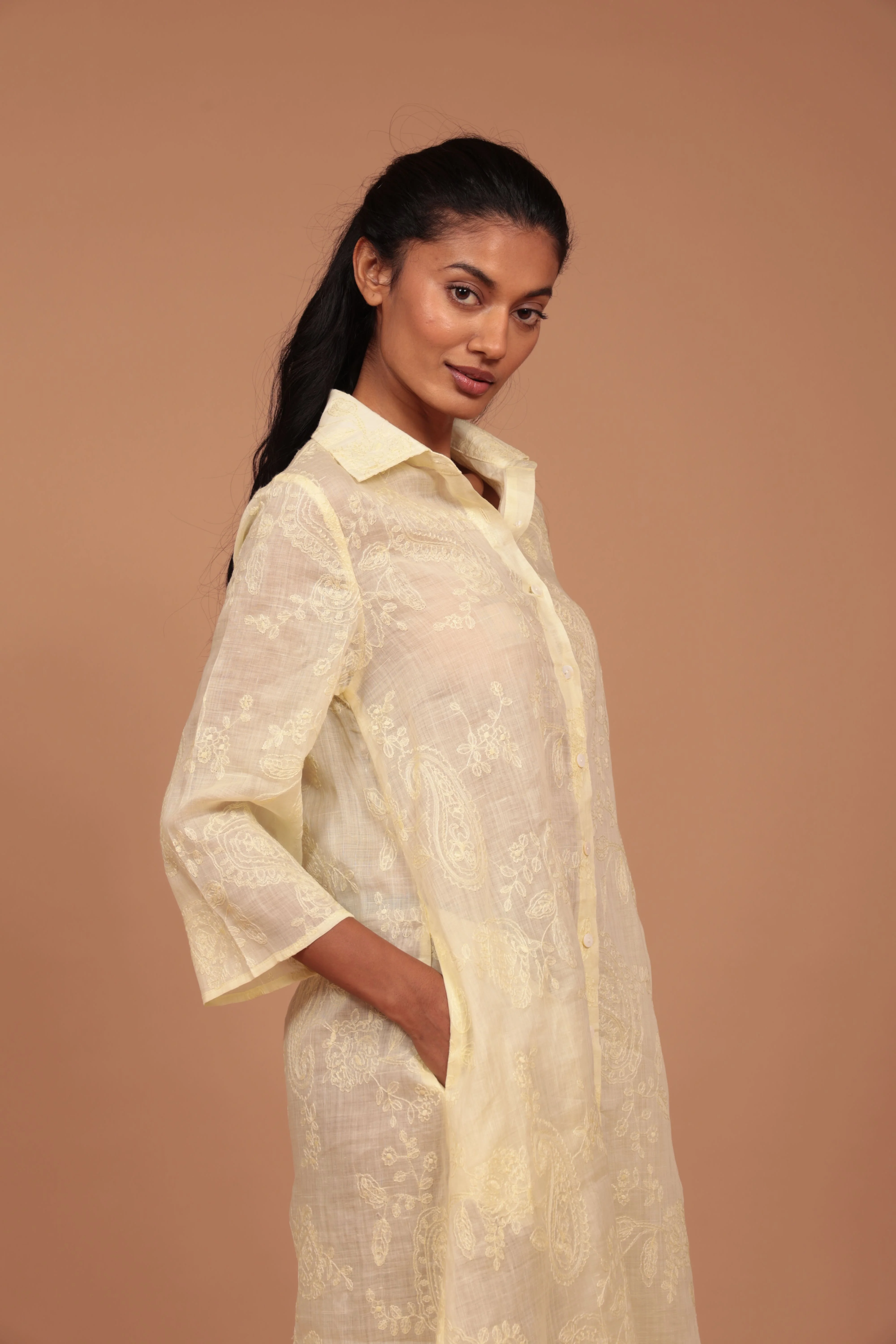 VESTIDO CAMISERO AUREA YW808 - Image 2