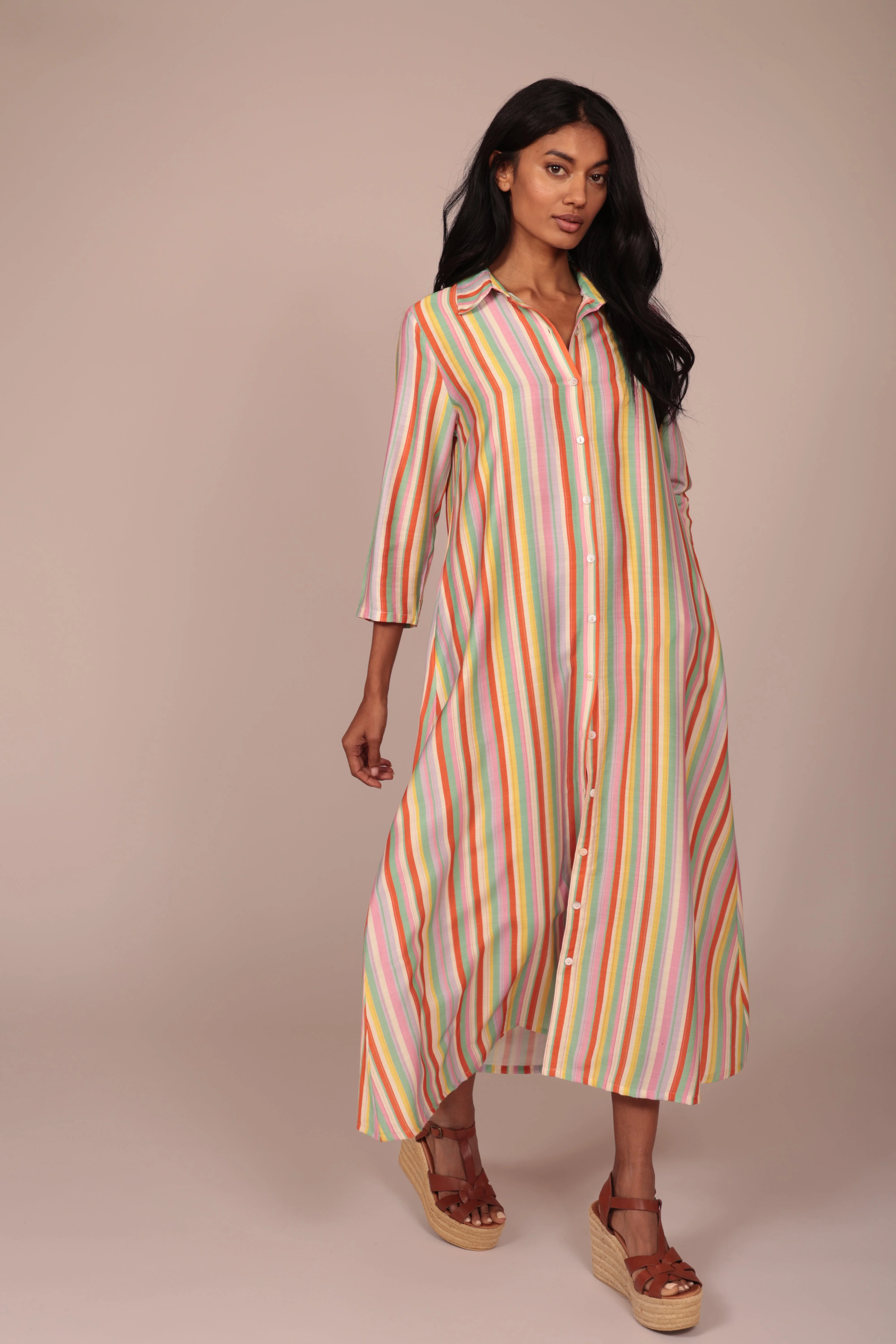 VESTIDO CAMISERO RIO DE JANEIRO HS808 - Image 2
