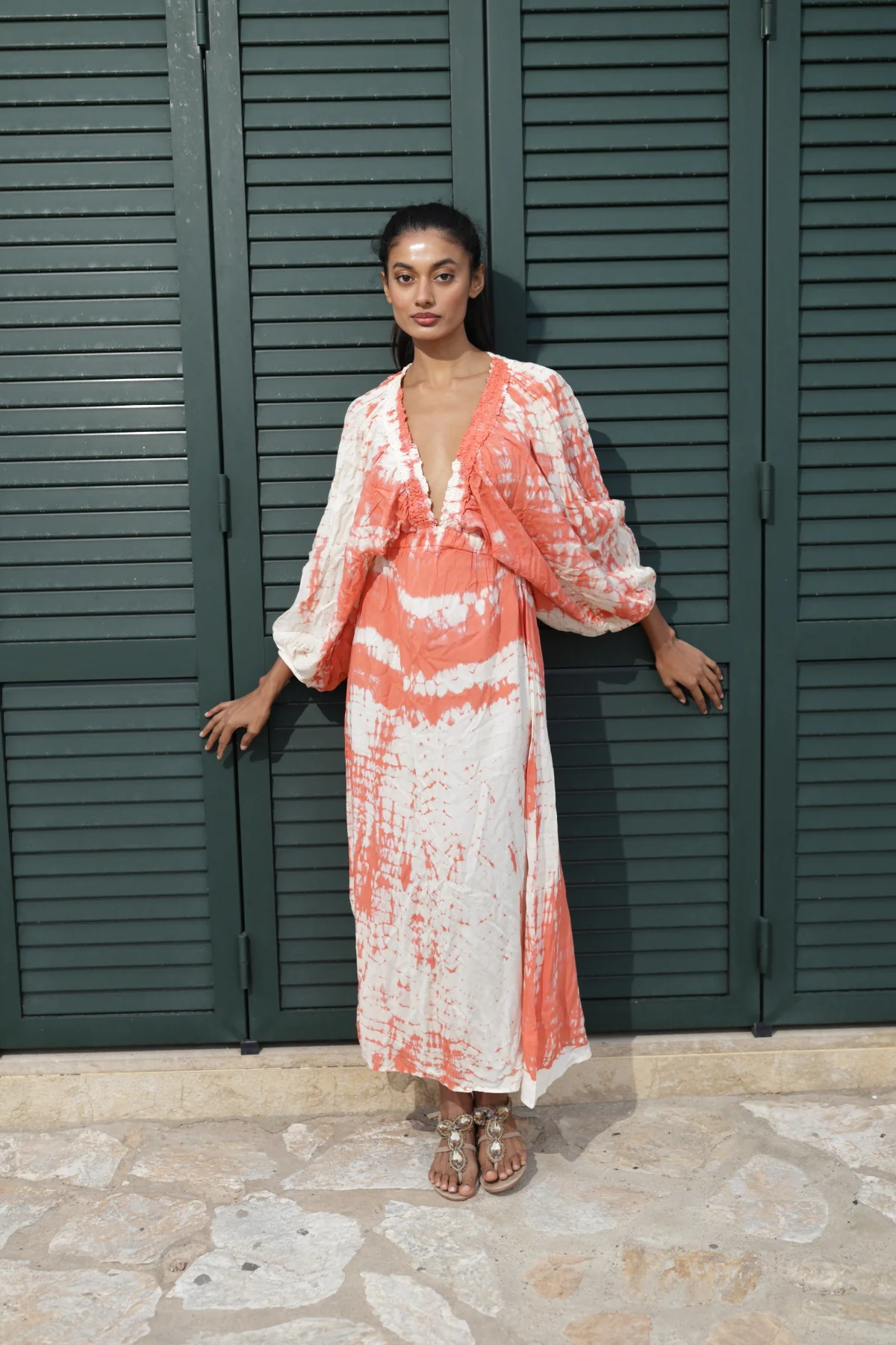 Vestido largo Butterfly -Gallipoli TIE DYE TD43 - Image 3