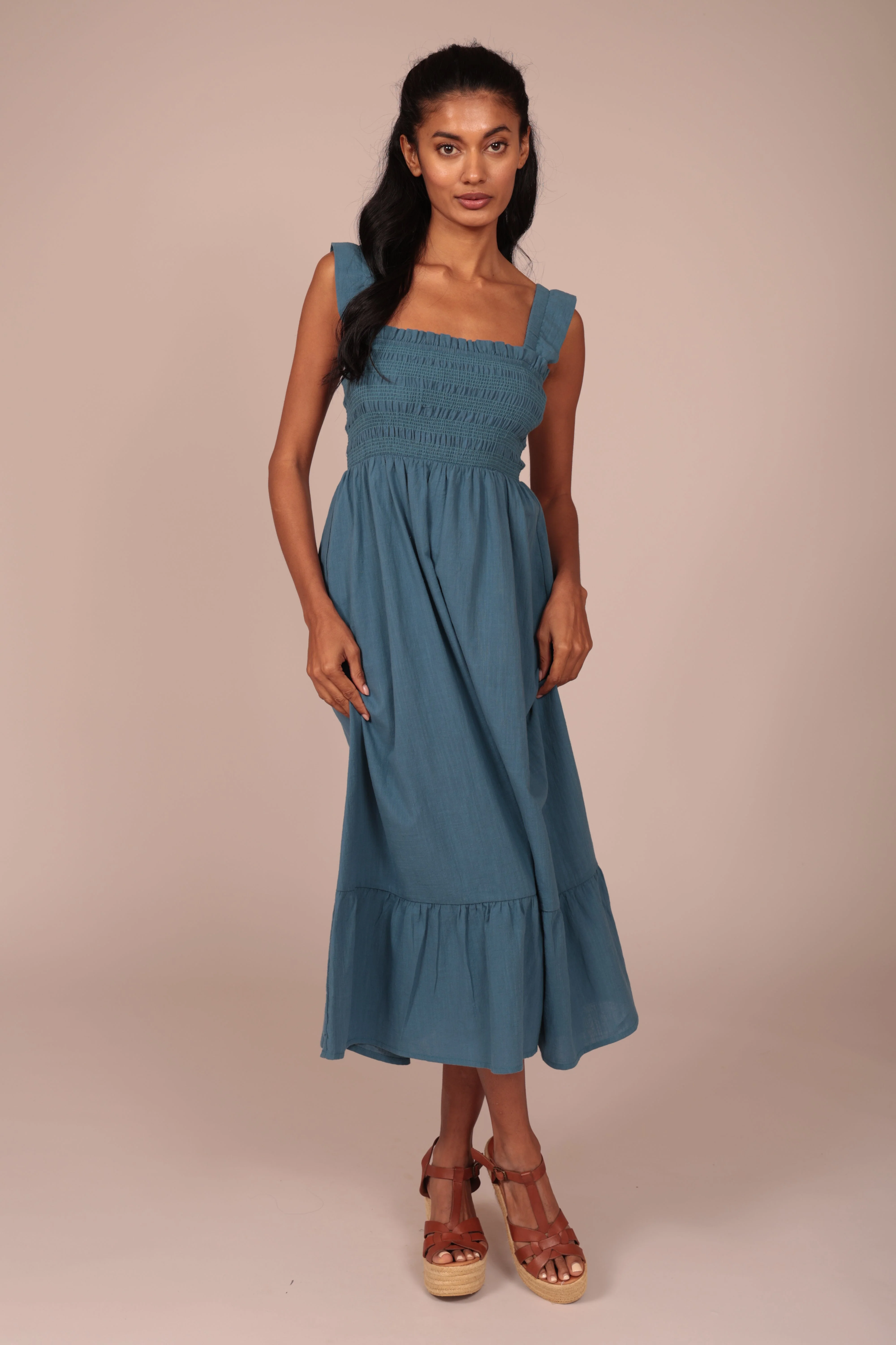VESTIDO MIDI SERRAL BB261