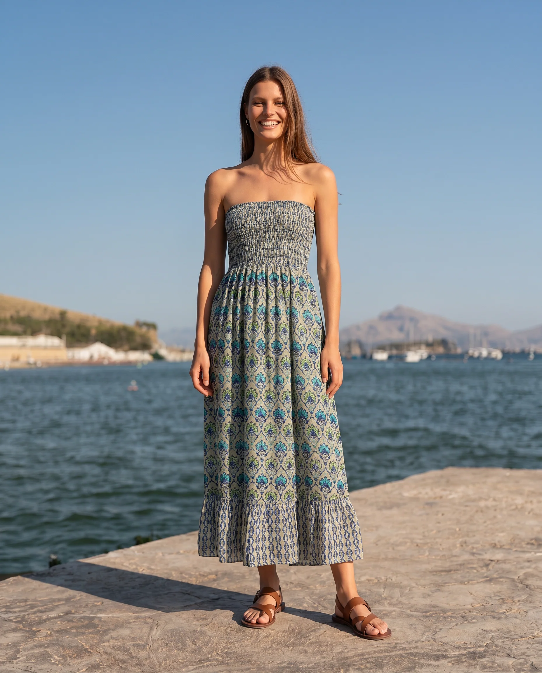 VESTIDO SIN MANGAS CALETA CS149 - Image 2
