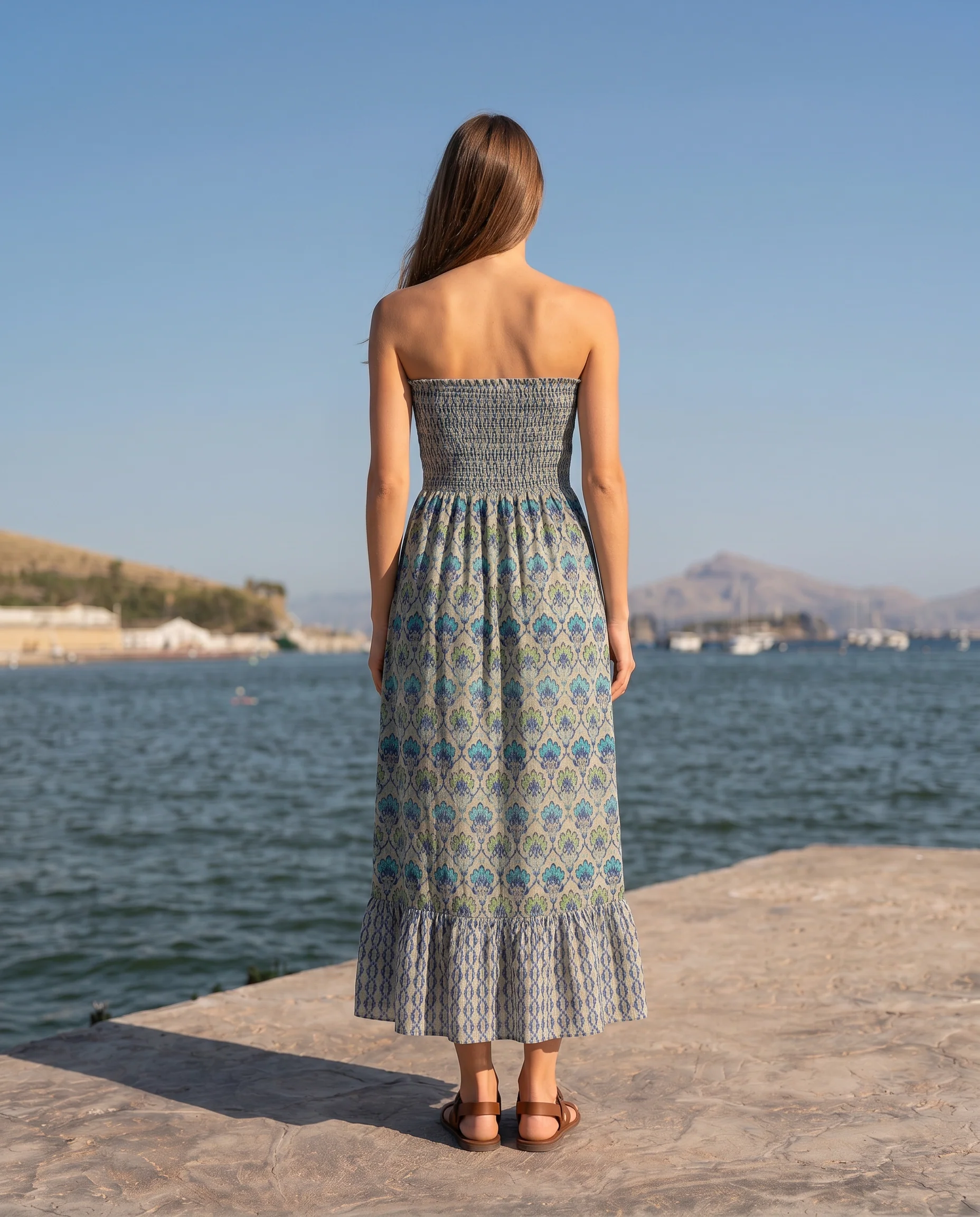 VESTIDO SIN MANGAS CALETA CS149 - Image 3