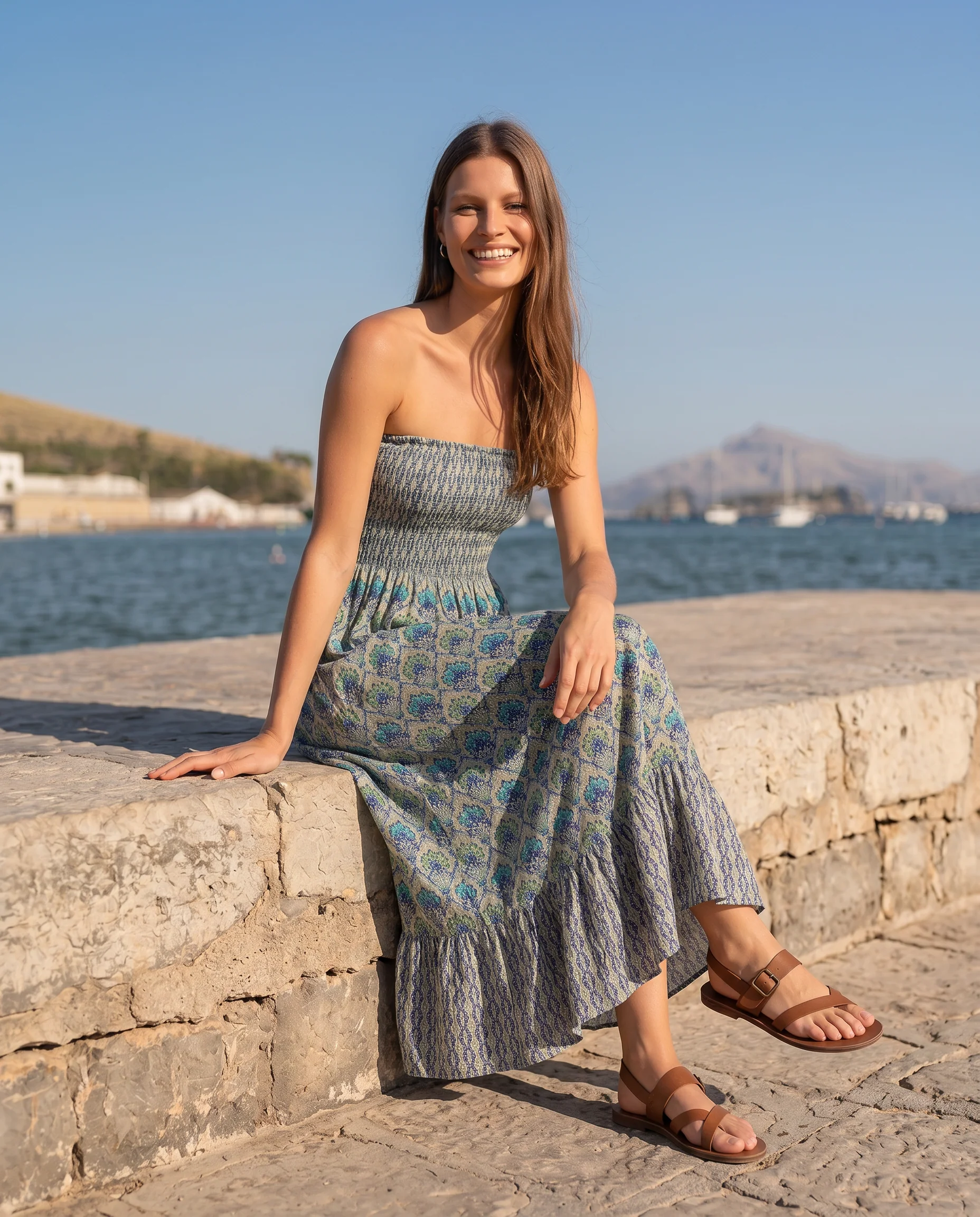 VESTIDO SIN MANGAS CALETA CS149 - Image 4