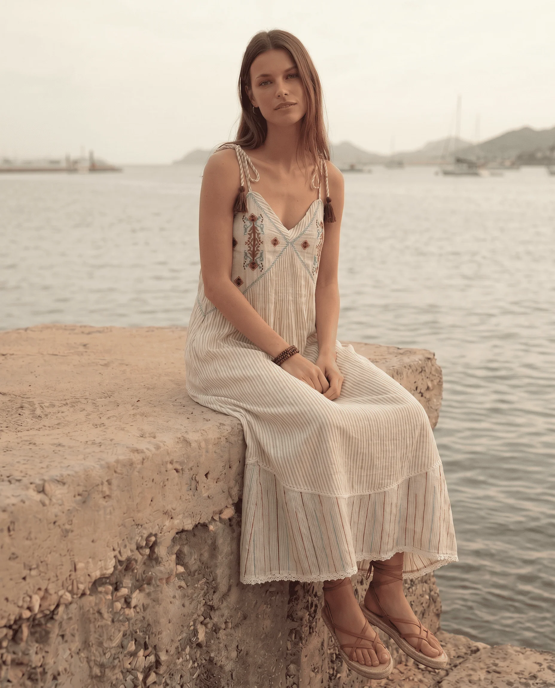 VESTIDO TIRANTES ENEA BB155 - Image 2