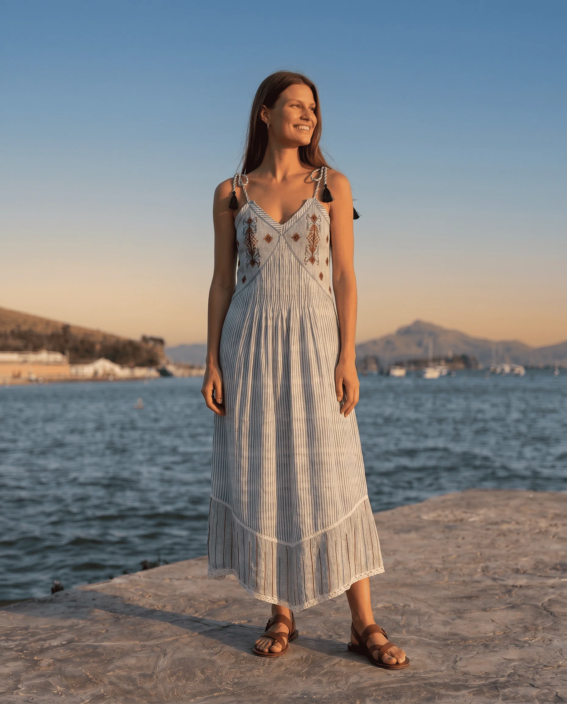 VESTIDO TIRANTES ENEA BB155 - Image 4